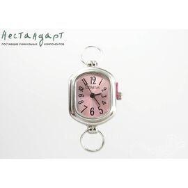 Основа для изготовления часов Geneva CL-8 Rose Satin Silver 30x19 мм