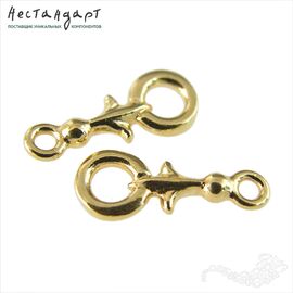 Коннектор Knightly Lily Gold Plated 17х7 мм