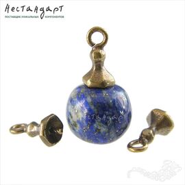 Концевик со штифтом Patina Bronze 11 мм