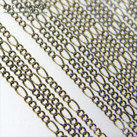 Цепочка Long&Short Antique Bronze 1,7х4 мм (уп.57 см)