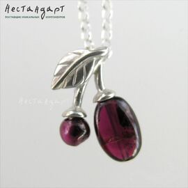 Бейл-держатель для кулона Cherry Sterling Silver 10х9 мм