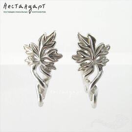 Швензы Maple Sterling Silver 19х10 мм (пара)