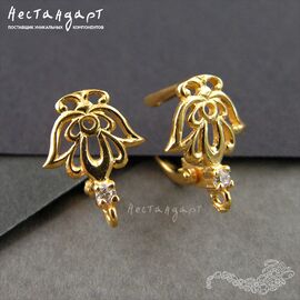 Швензы Lotus Vermeil Sterling Silver 14х10 мм (пара)