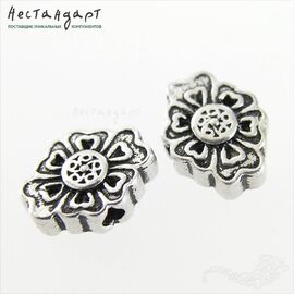 Бусина Lotus Sterling Silver 11х8,5 мм