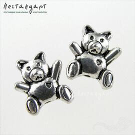 Бусина Teddy Bear 13х11 мм (уп. 2 шт.)