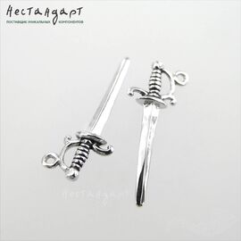 Подвеска Sword Sterling Silver 26 мм