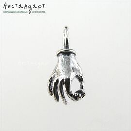 Подвеска-коннектор Charm Palm Sterling Silver 16 мм