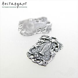 Коннектор Rosary Medallion Sterling Silver 14 мм