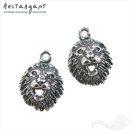 Подвеска Charm Lion Sterling Silver 12 мм