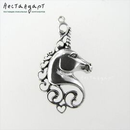 Подвеска-коннектор Unicorn Sterling Silver 28 мм