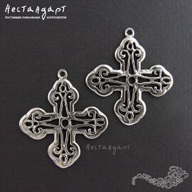 Подвеска Antique Cross Sterling Silver 28х25 мм