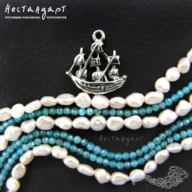 Подвеска Sailboat Sterling Silver 17 мм