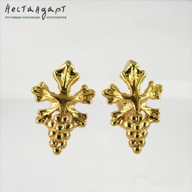 Швензы Grapes Gold Plated 16х10 мм (пара)