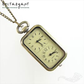 Часы кварцевые Steampunk Bronze Binary