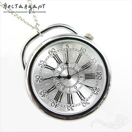 Часы кварцевые Silver Steampunk 19th Century