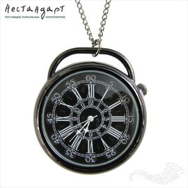 Часы кварцевые Black Steampunk 19th Century