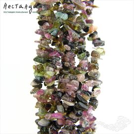 Турмалин натуральный галтовка 4-10 мм (нить 20 см)