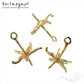 Концевик-пустышка Framboise Gold Plated 19 мм