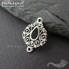 Коннектор Vignette Sterling Silver 15 мм