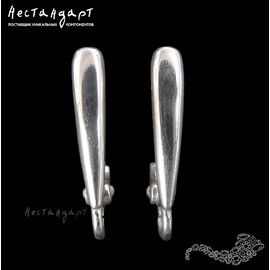 Швензы Surface Sterling Silver 17х3 мм (пара)