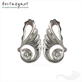 Швензы Cornucopia Sterling Silver 17х10 (пара)