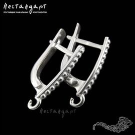 Швензы Perla Sterling Silver 17,5 мм (пара)