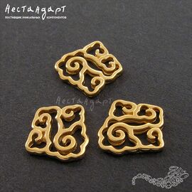 Подвеска-коннектор Chinese Nuage Gold Plated 11 мм