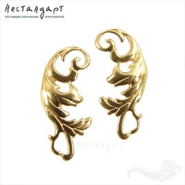 Подвеска-коннектор D'epoca Gold Plated 15,5х7 мм