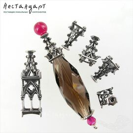 Чашечки для бусин Notre Dame Sterling Silver 13х7 мм