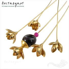 Основа для декорирования Magnolia Vermeil Sterling Silver 92 мм