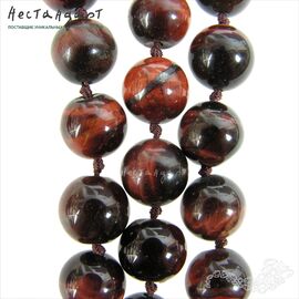 Бычий глаз натуральный 12 мм (уп. 6 шт.)