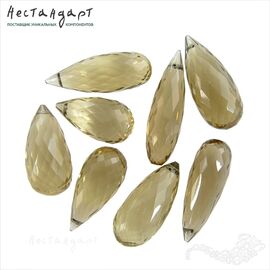Кварц натуральный Precious Briolette 17-20 мм