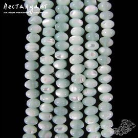 Перламутр натуральный мятный 6 мм (уп. 10 шт.)