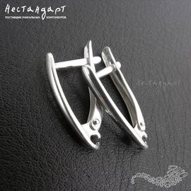 Швензы Voilage Sterling Silver 18х2,5 мм (пара)