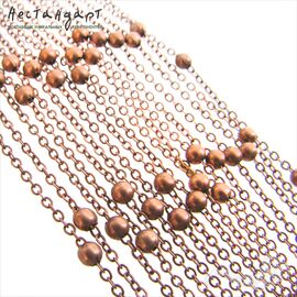 Цепочка декоративная Nodules Copper 2 мм
