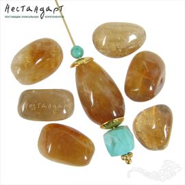 Аметист натуральный с термической обработкой 14-17х9 мм (уп. 10 шт.)