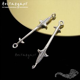 Коннектор Knightly Lily Silver Plated 33 мм