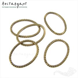 Коннектор-кольцо Member Patina Bronze 20х15 мм