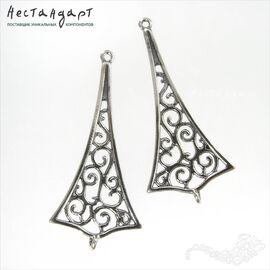 Коннектор Caprice Silver Plated 40x18 мм