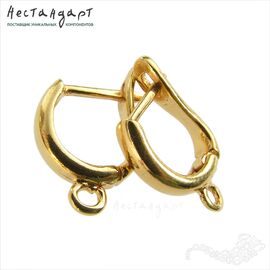 Швензы Fashionable Style Gold Plated 18х12 мм (пара)