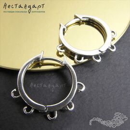 Швензы Congo 5-Loop Silver Plated 20 мм (пара)