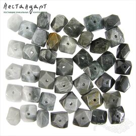 Кварцевый кошачий глаз Cubism 9х7 мм (уп.6 шт.)