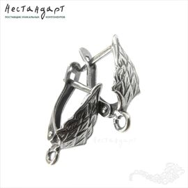 Швензы Middle-earth Silver Plated 17х7 мм (пара)