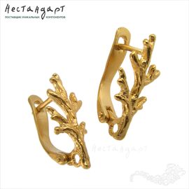 Швензы Coral Reef Gold Plated 19x8 мм (пара)