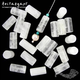 Кварц натуральный бесцветный Cylinder 17х8 мм