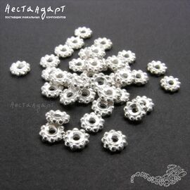 Бусина-спейсер Daisy Sterling Silver 5,5х1,5