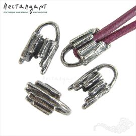 Концевик-зажим Construc Silver Plated 4 мм