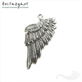 Подвеска Wing Left Sterling Silver 24х13 мм