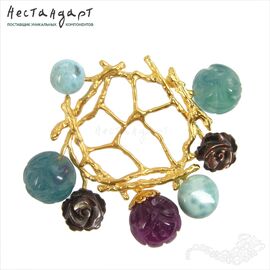 Основа для подвески-коннектора Ghirlanda Gold Plated 36 мм