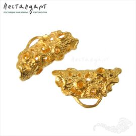 Бейл-держатель для кулона Lunare Gold Plated 24х14 мм